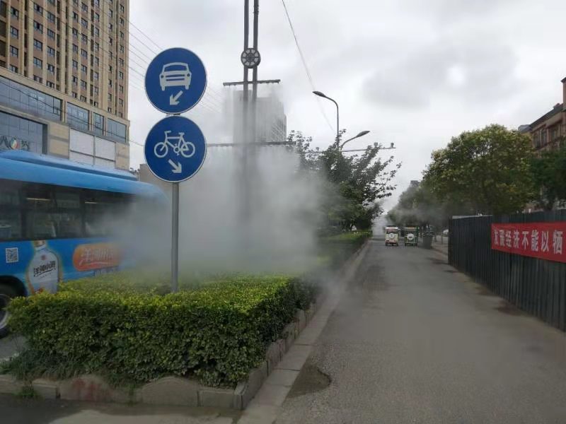 路燈桿噴淋系統