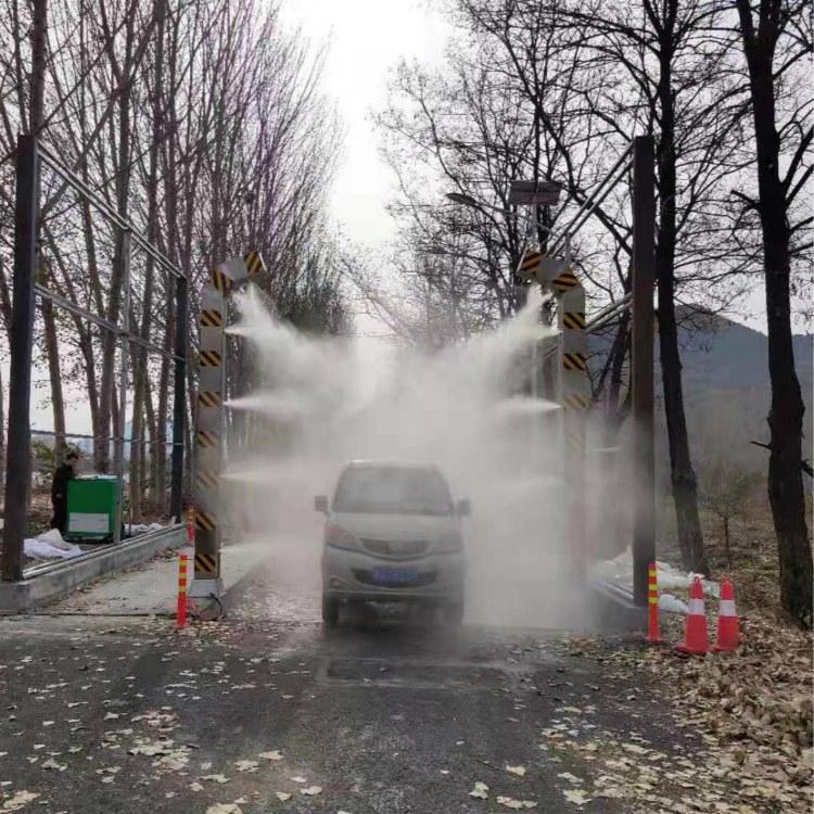 車輛消毒通道設備加工 自動車輛消毒通道 強興消毒通道車輛