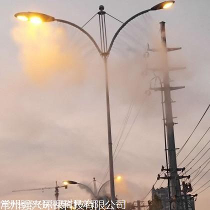 貴州花溪區步行街噴霧降溫景觀設備